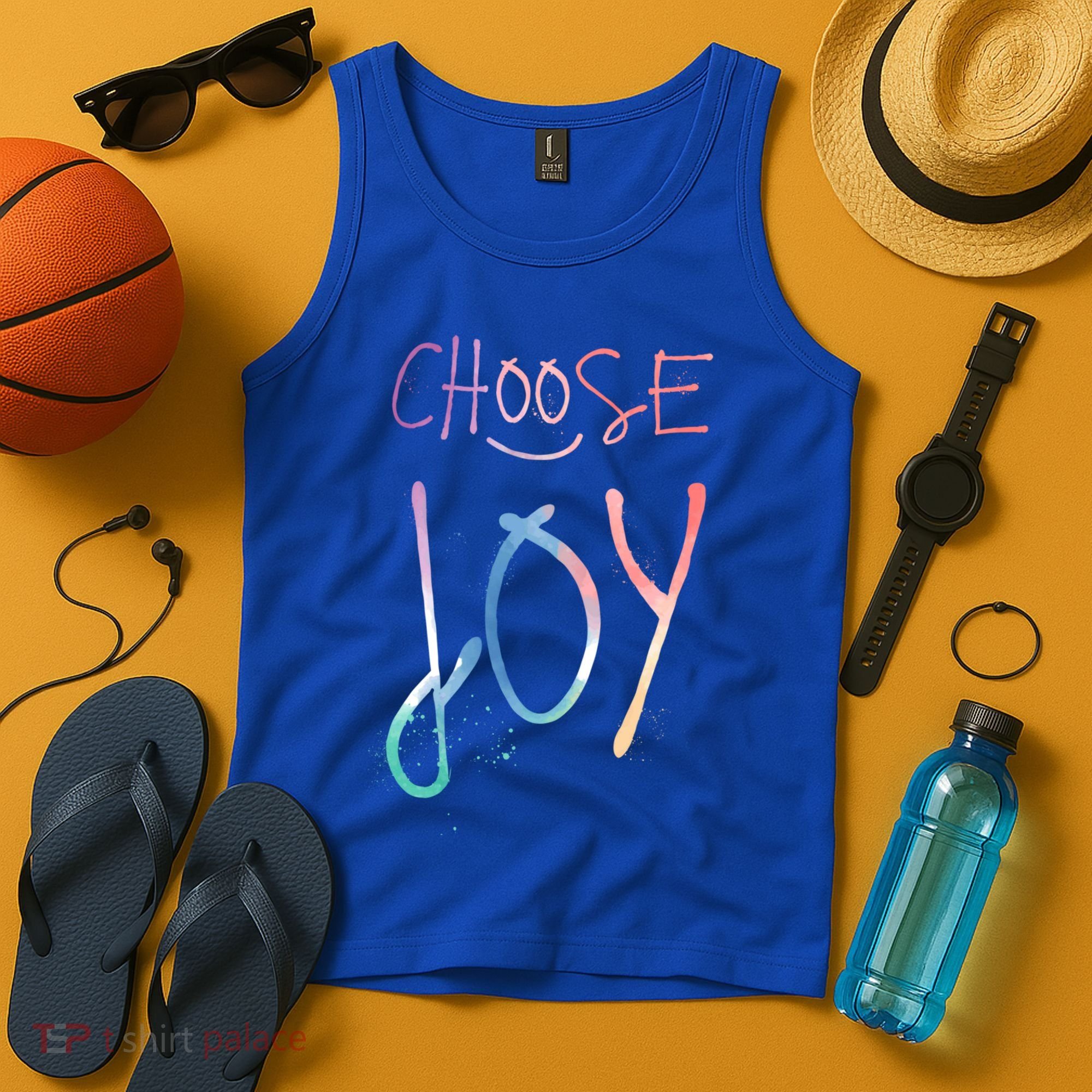 Choose Joy Gift Happy Motivational Gift Tank Top