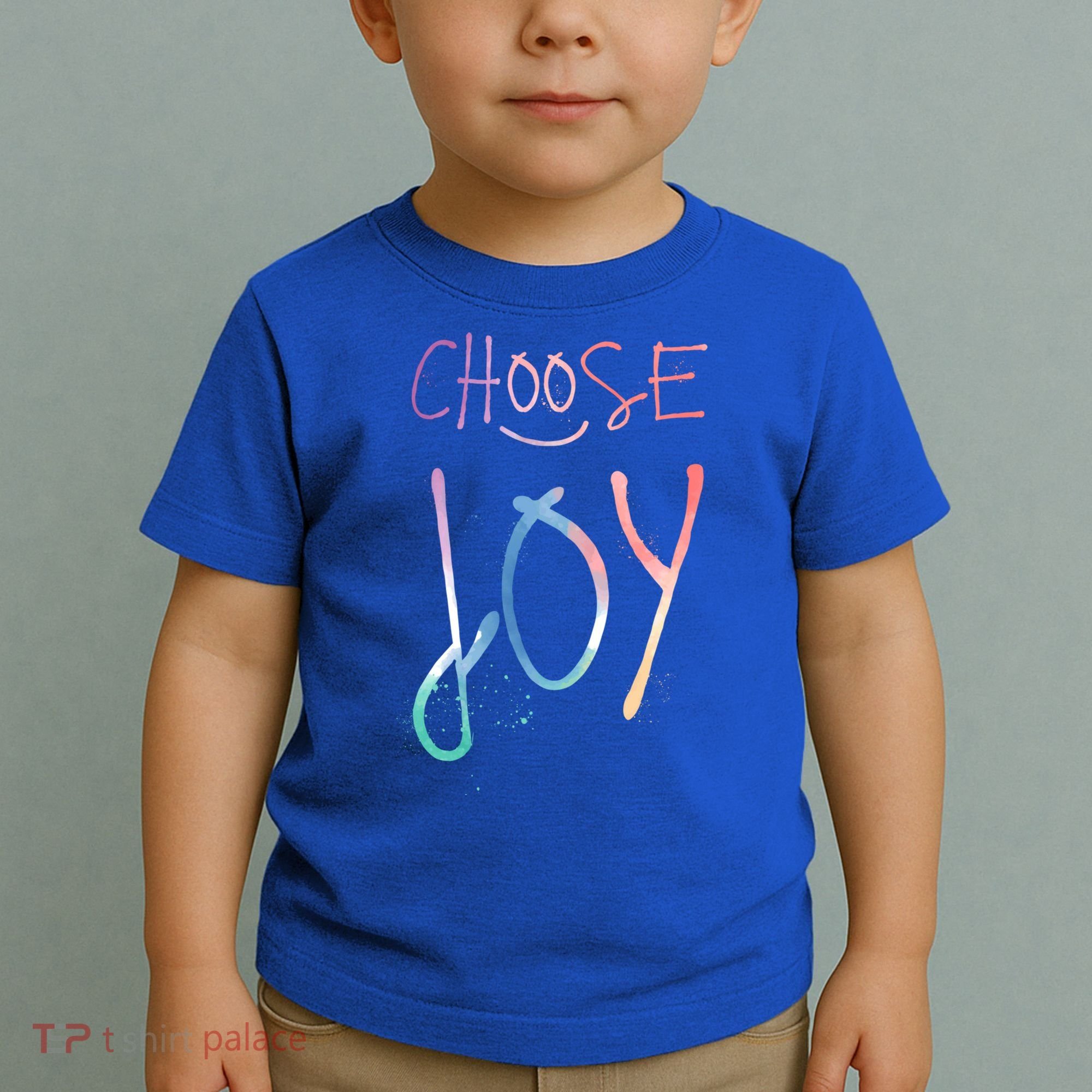 Choose Joy Gift Happy Motivational Gift Toddler T-Shirt