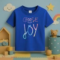 Choose Joy Gift Happy Motivational Gift Toddler T-Shirt thumb 3