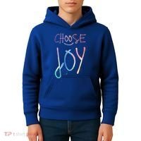 Choose Joy Gift Happy Motivational Gift Kids Hoodie thumb 4