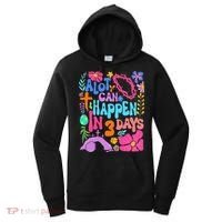 Christian Jesus God Boho Floral A Lot Can Happen In 3 Days Women's Hoodie thumb 0