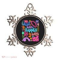 Christian Jesus God Boho Floral A Lot Can Happen In 3 Days Ornament thumb 0