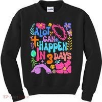Christian Jesus God Boho Floral A Lot Can Happen In 3 Days Kids Sweatshirt thumb 0
