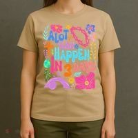 Christian Jesus God Boho Floral A Lot Can Happen In 3 Days T-Shirt thumb 4