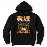 Cute Junior Groomsman Gaming Wedding Party Jr Gift Hoodie thumb 0