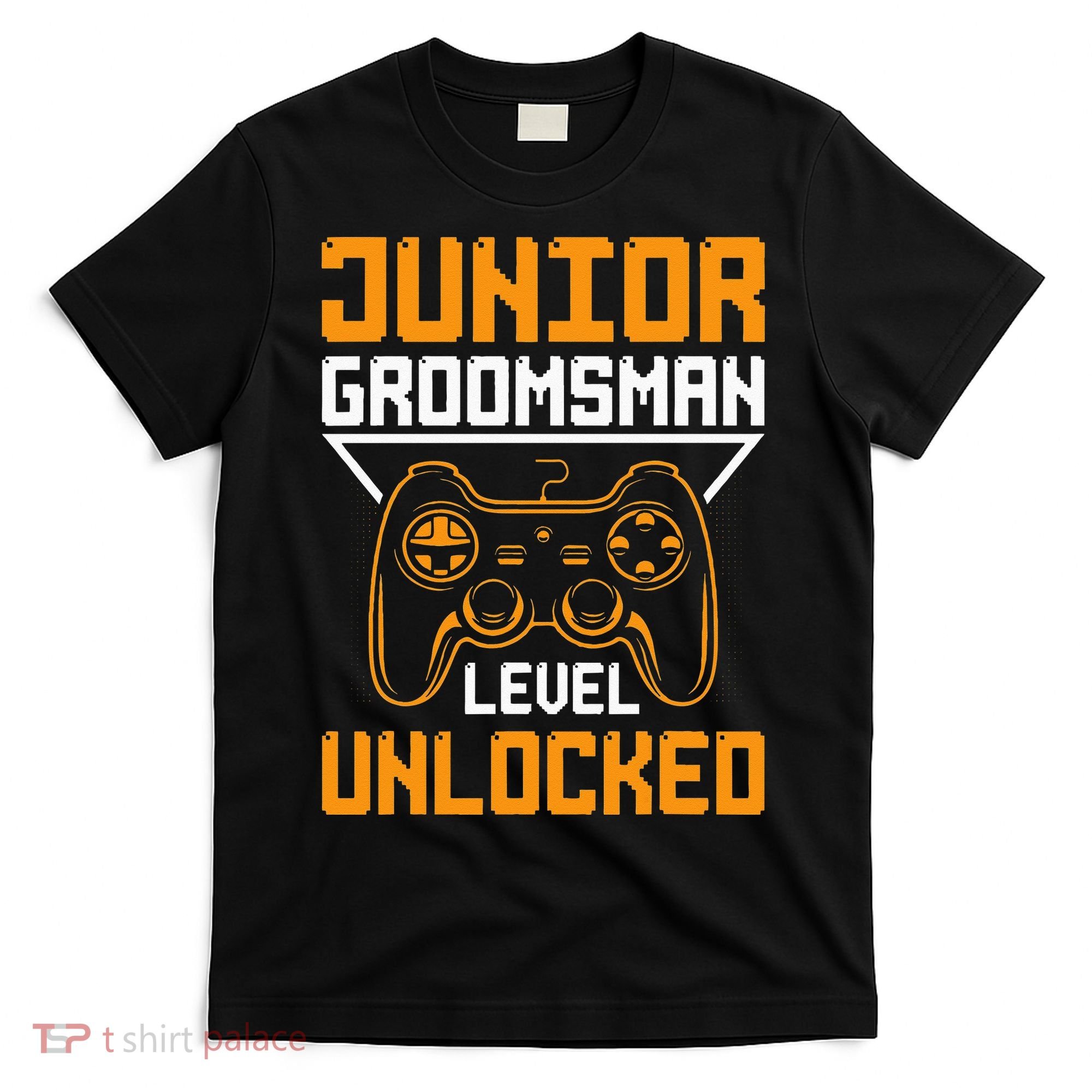 Cute Junior Groomsman Gaming Wedding Party Jr Gift T-Shirt