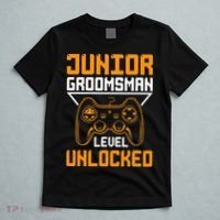 Cute Junior Groomsman Gaming Wedding Party Jr Gift T-Shirt thumb 5