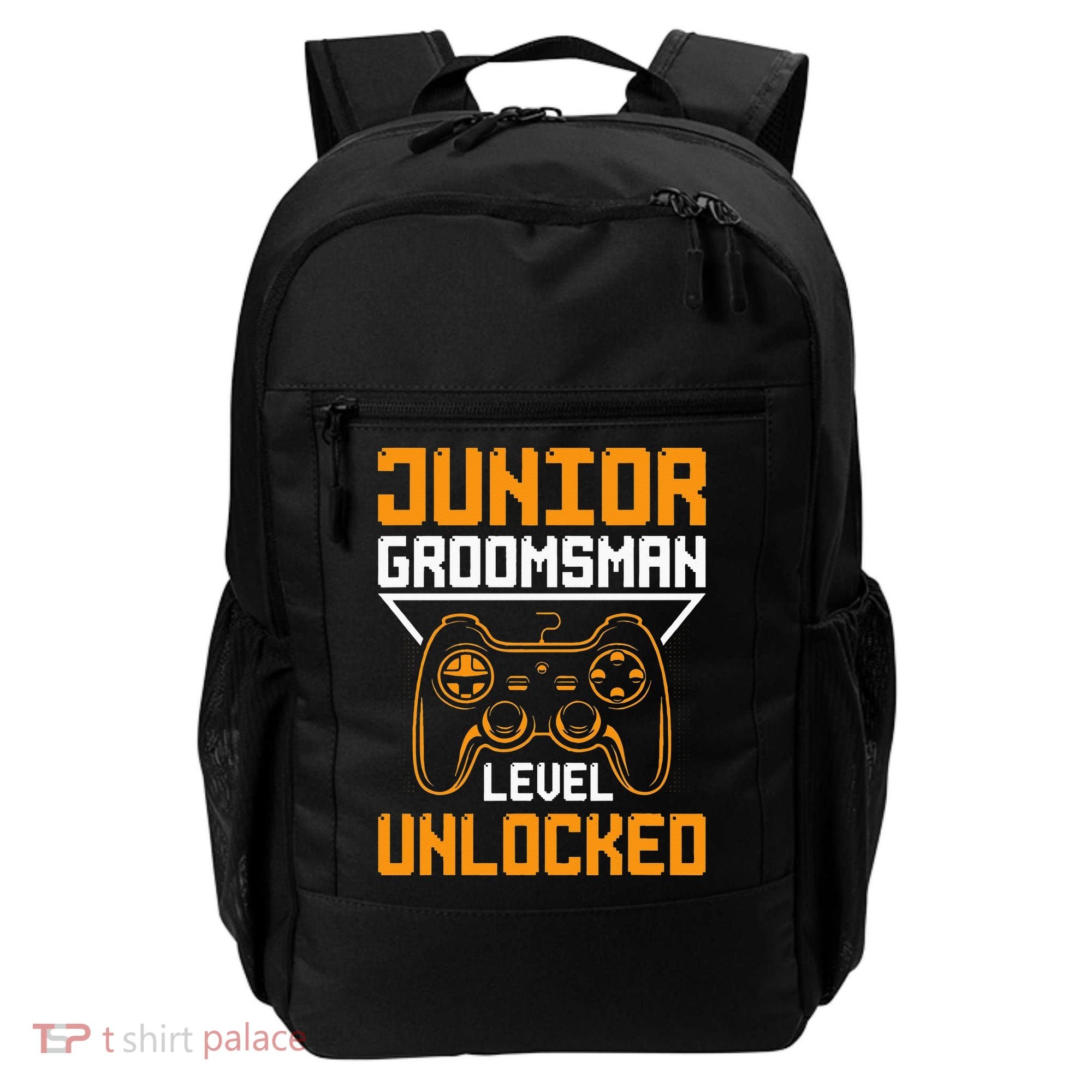 Cute Junior Groomsman Gaming Wedding Party Jr Gift Backpack