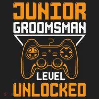 Cute Junior Groomsman Gaming Wedding Party Jr Gift Adult Drive Performance Visor thumb 2