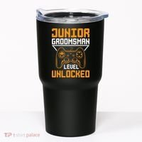 Cute Junior Groomsman Gaming Wedding Party Jr Gift Tumbler thumb 0