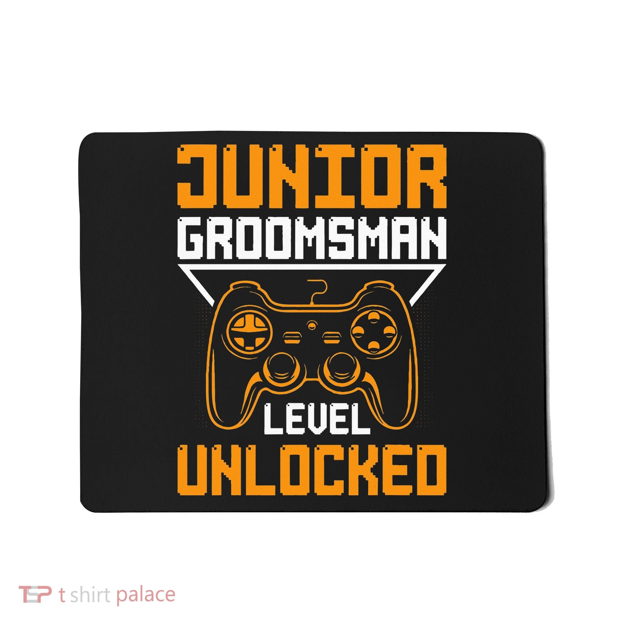 Cute Junior Groomsman Gaming Wedding Party Jr Gift Mousepad