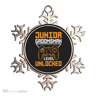 Cute Junior Groomsman Gaming Wedding Party Jr Gift Ornament