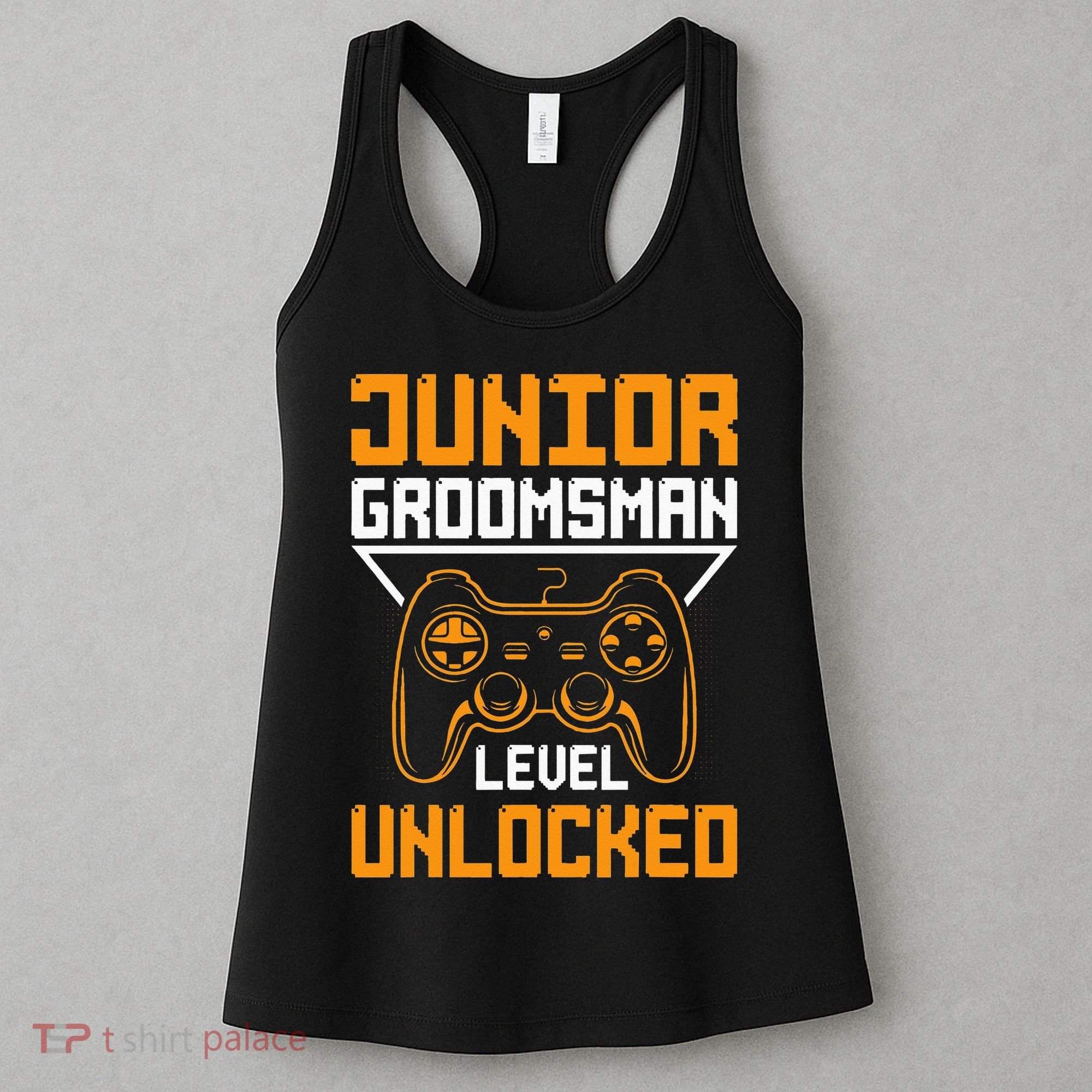 Cute Junior Groomsman Gaming Wedding Party Jr Gift Women's Tank Top