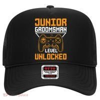 Cute Junior Groomsman Gaming Wedding Party Jr Gift Hat thumb 0