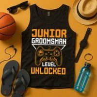 Cute Junior Groomsman Gaming Wedding Party Jr Gift Tank Top thumb 4
