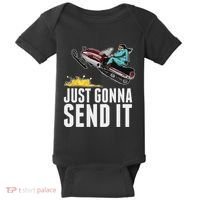 Cool Just Gonna Send It Baby Bodysuit thumb 0