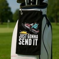 Cool Just Gonna Send It Golf Towel thumb 2