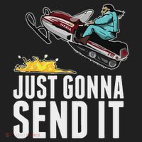 Cool Just Gonna Send It Golf Towel thumb 3