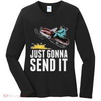 Cool Just Gonna Send It Women's Long Sleeve Shirt thumb 0