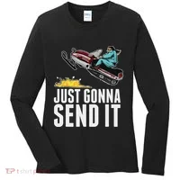 Cool Just Gonna Send It Women's Long Sleeve Shirt thumb 0