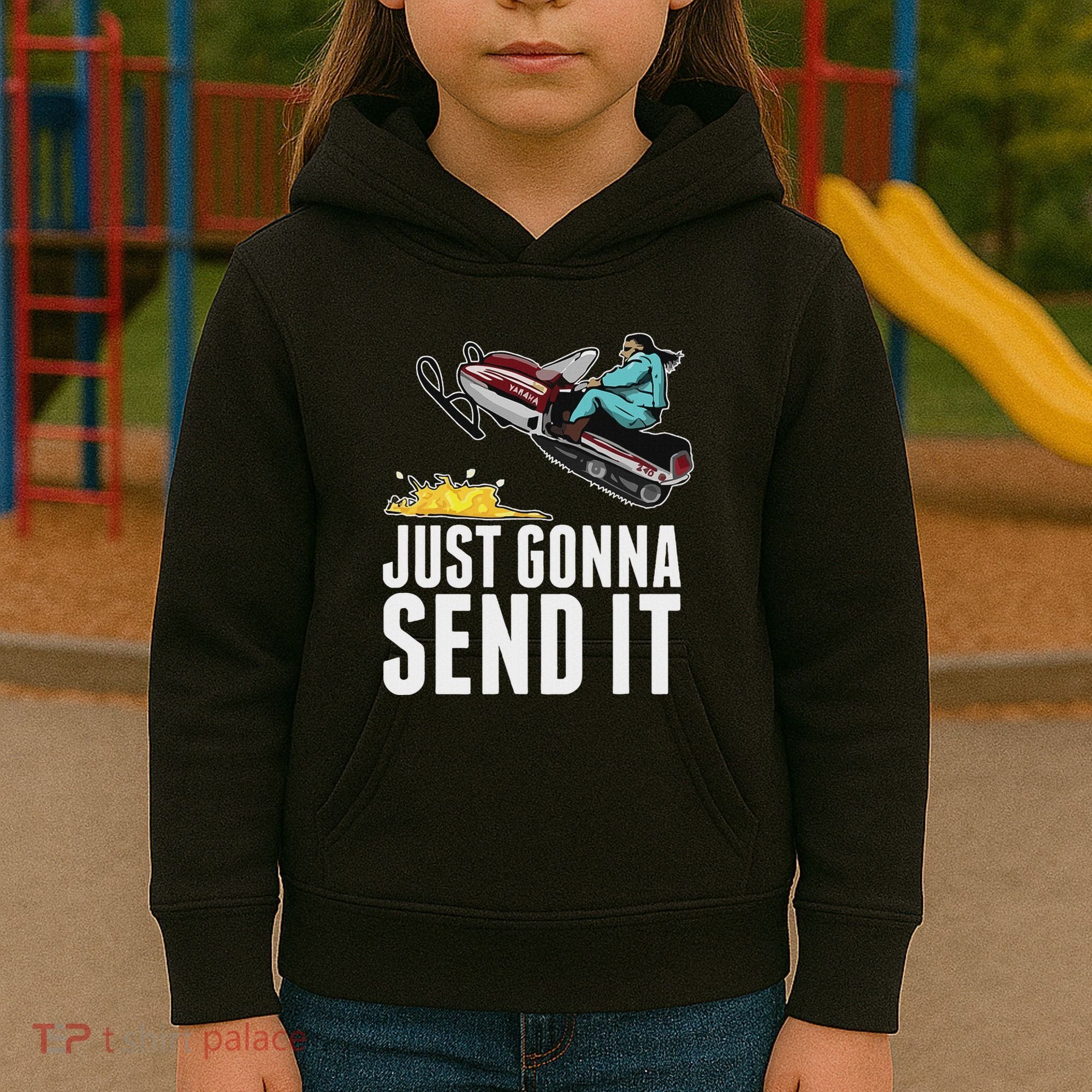 Cool Just Gonna Send It Kids Hoodie