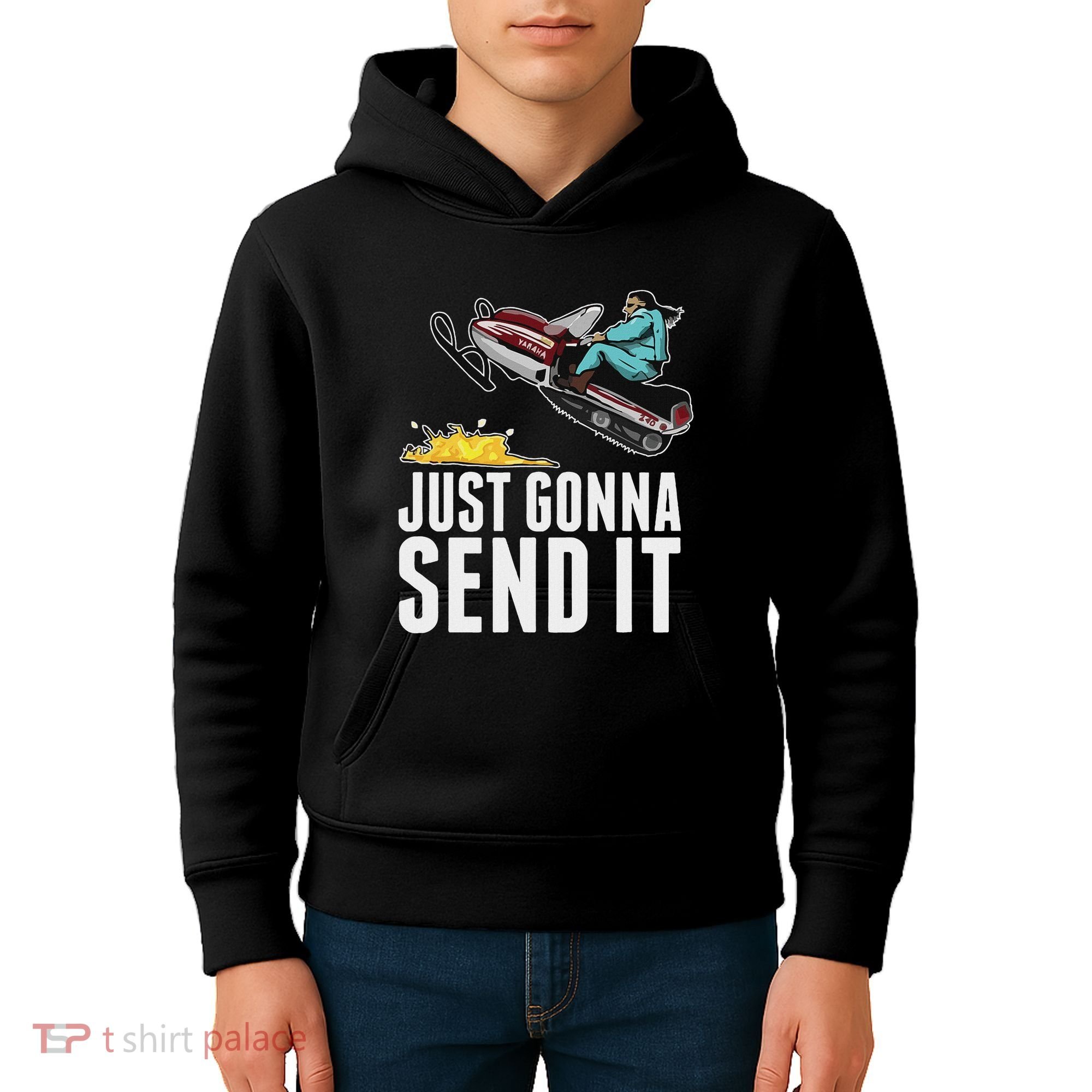 Cool Just Gonna Send It Kids Hoodie