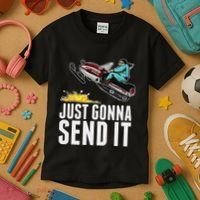 Cool Just Gonna Send It Kids T-Shirt thumb 3