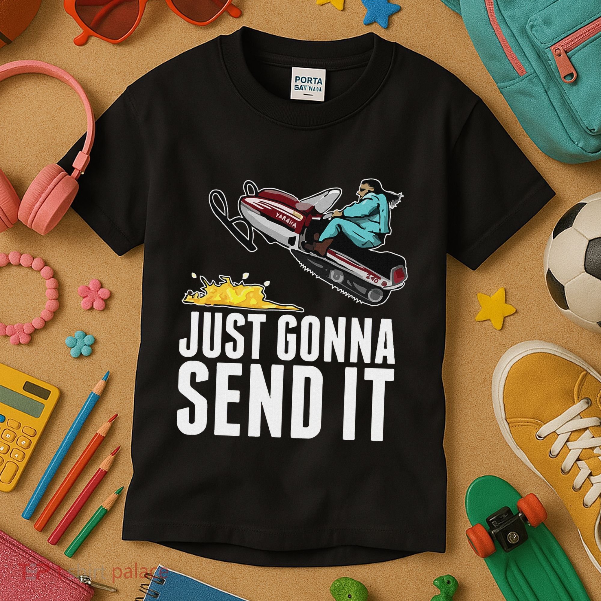 Cool Just Gonna Send It Kids T-Shirt