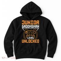 Cute Junior Groomsman Gaming Wedding Party Jr Gift Hoodie thumb 0