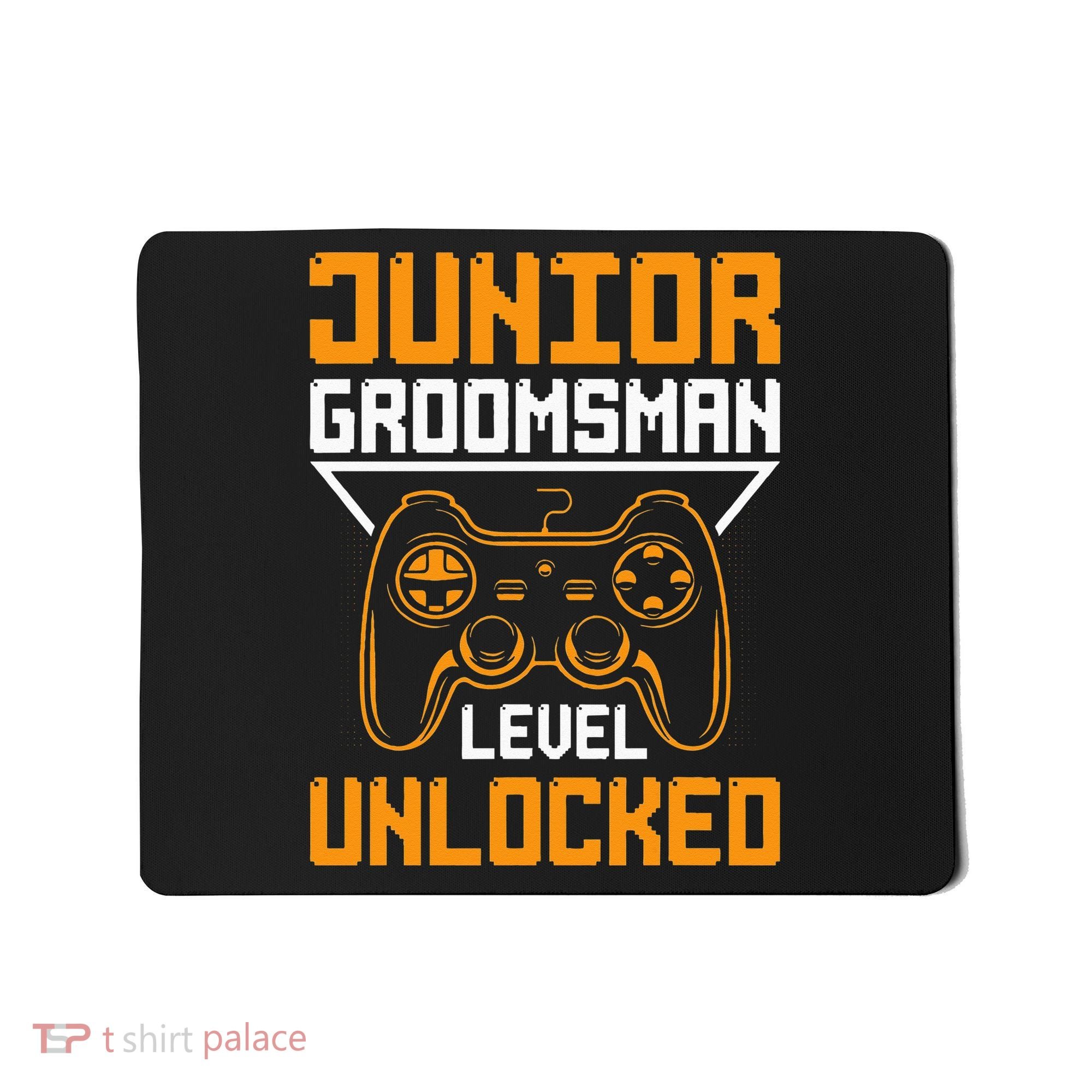 Cute Junior Groomsman Gaming Wedding Party Jr Gift Mousepad