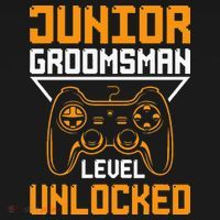 Cute Junior Groomsman Gaming Wedding Party Jr Gift Baby Bodysuit thumb 2