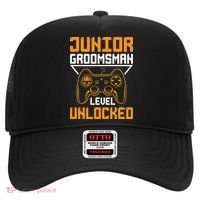 Cute Junior Groomsman Gaming Wedding Party Jr Gift Hat thumb 0