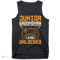 Cute Junior Groomsman Gaming Wedding Party Jr Gift Tank Top thumb 0