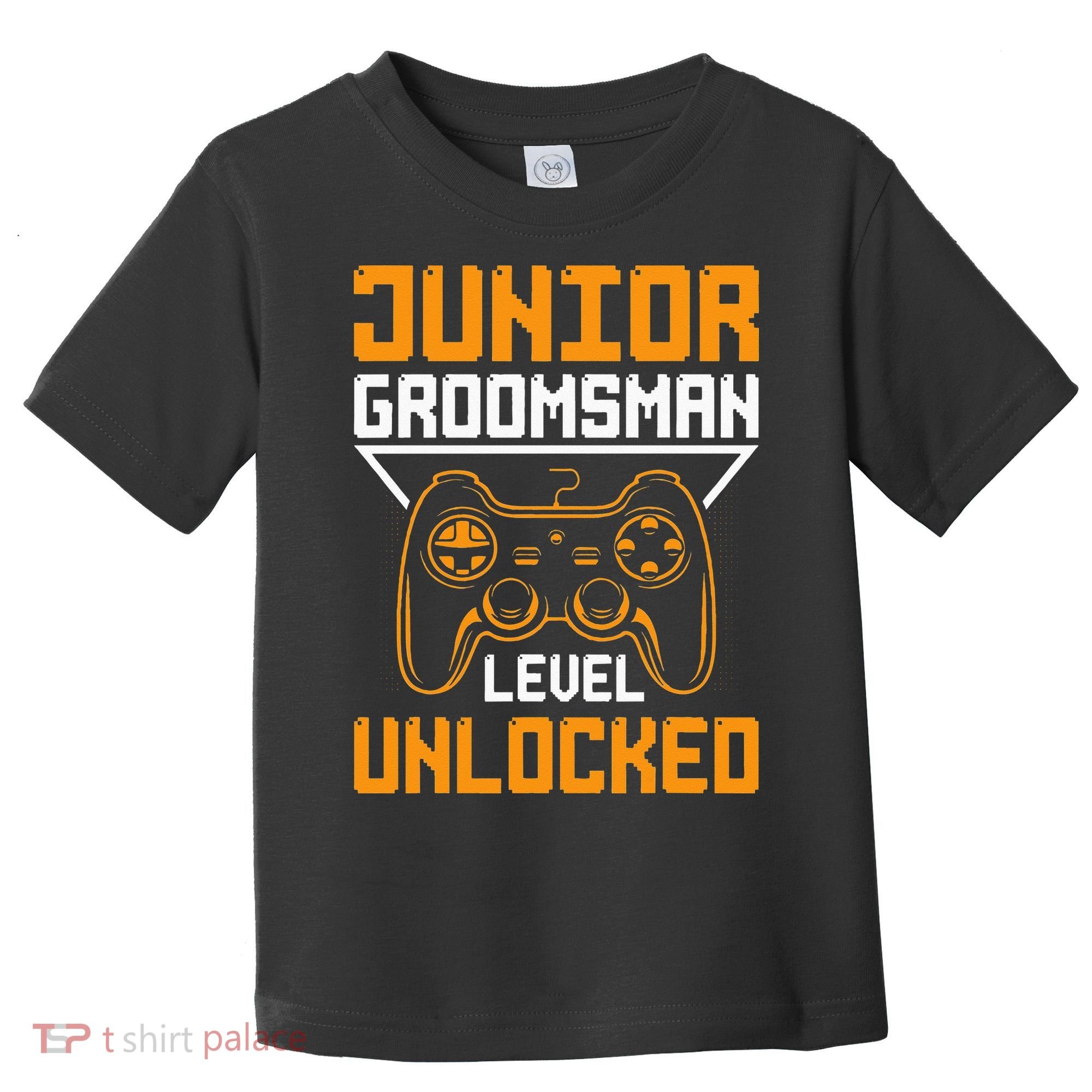 Cute Junior Groomsman Gaming Wedding Party Jr Gift Toddler T-Shirt