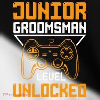 Cute Junior Groomsman Gaming Wedding Party Jr Gift Toddler Fine Jersey T-Shirt thumb 2