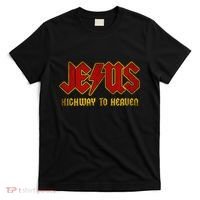 Christ Jesus Highway To Heaven Superhero Jesus Christian T-Shirt thumb 0