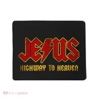Christ Jesus Highway To Heaven Superhero Jesus Christian Mousepad thumb 0