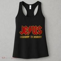 Christ Jesus Highway To Heaven Superhero Jesus Christian Women's Tank Top thumb 3