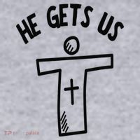 Christian JESUS HE GETS US Women's Sweatshirt thumb 2