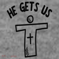 Christian JESUS HE GETS US Toddler Hoodie thumb 2