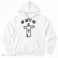 Christian JESUS HE GETS US Hoodie thumb 0