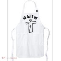 Christian JESUS HE GETS US Apron thumb 0