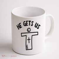 Christian JESUS HE GETS US Coffee Mug thumb 1