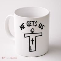 Christian JESUS HE GETS US Coffee Mug thumb 0
