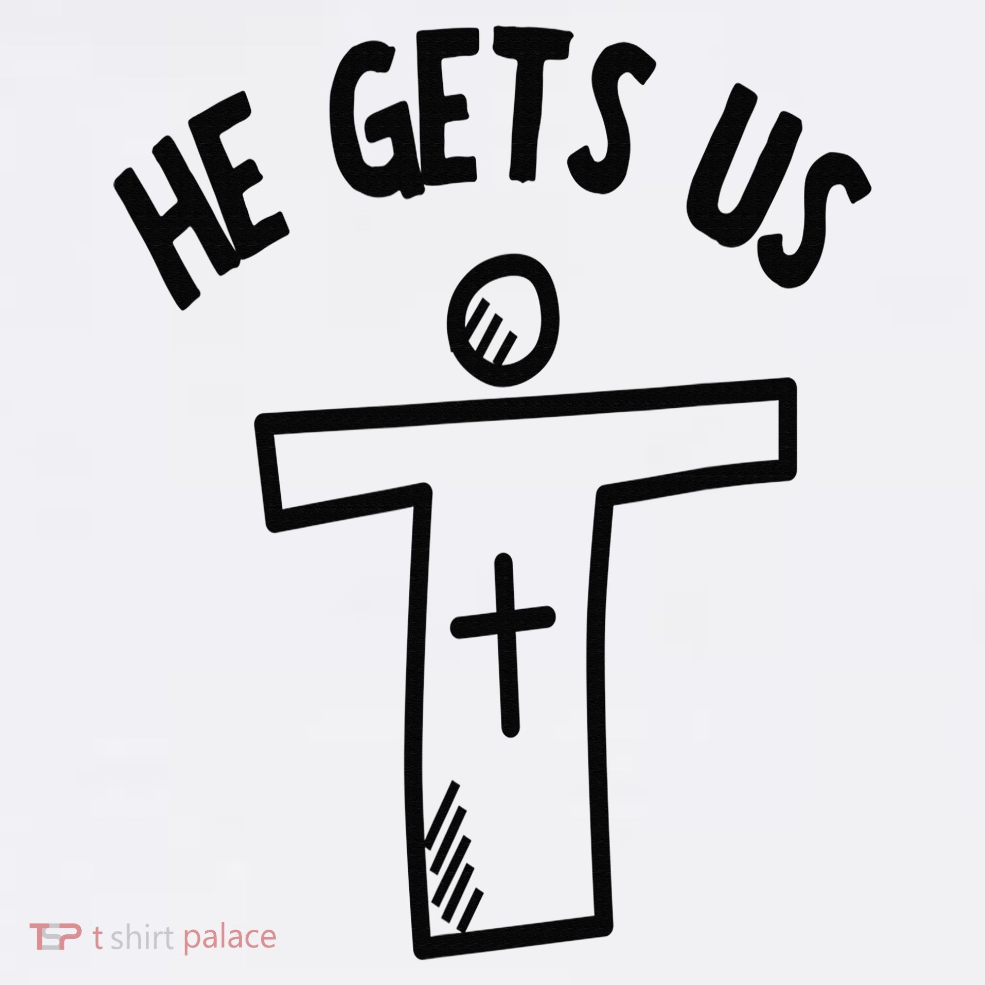Christian JESUS HE GETS US Ornament