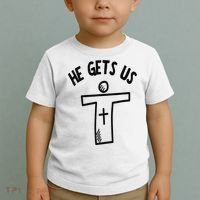 Christian JESUS HE GETS US Toddler T-Shirt thumb 2