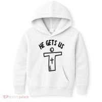 Christian JESUS HE GETS US Kids Hoodie thumb 0