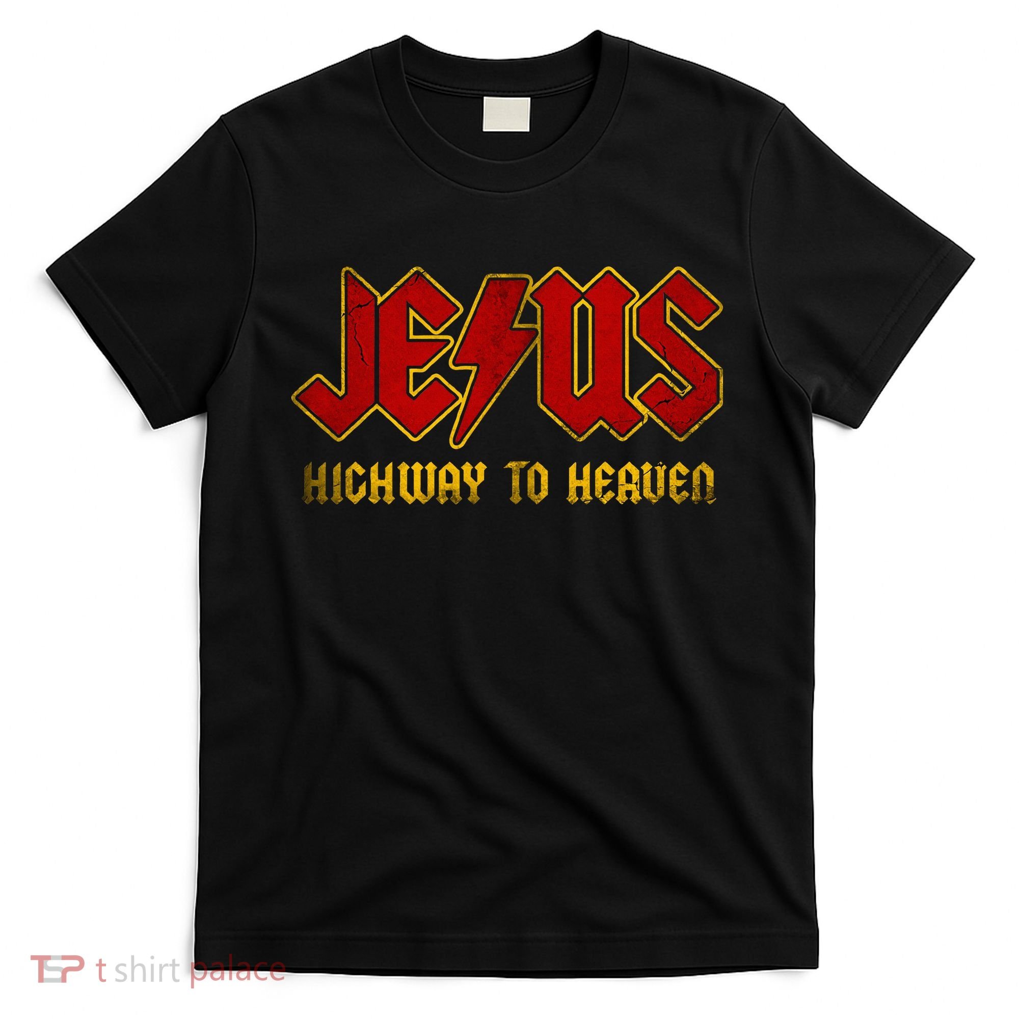Christ Jesus Highway To Heaven Superhero Jesus Christian T-Shirt