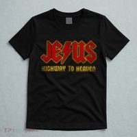 Christ Jesus Highway To Heaven Superhero Jesus Christian T-Shirt thumb 5