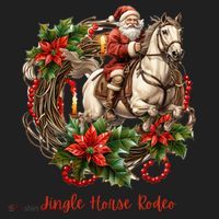 Christmas Jingle Horse Rodeo Winter Funny S Gift Beanie thumb 2